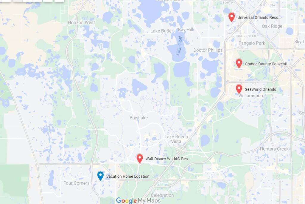 The Marvel Mansion 5Br Pool Home Near Disney World Orlando Bagian luar foto